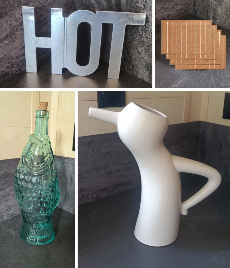 Dessous plats, sets et carafes Cruche et bouteille à eau, dessous de plat et sets de tables